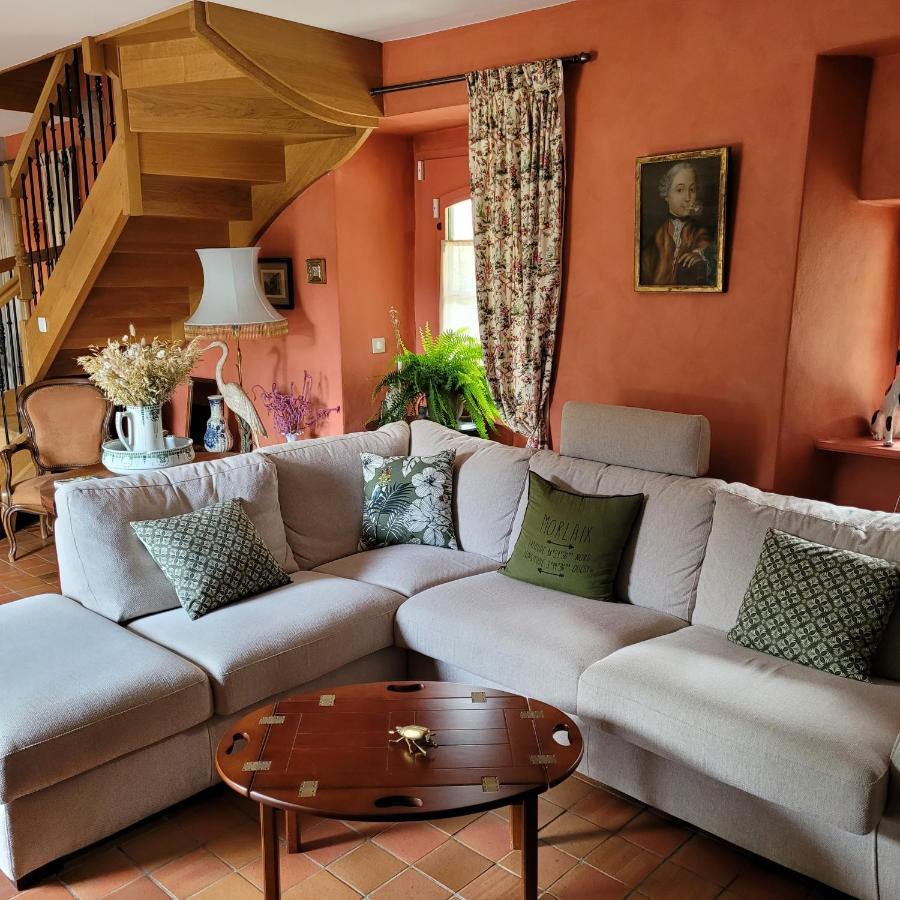 Gite De Charme Au Manoir Du Plessis-Quinquis Sainte-Seve Exteriér fotografie